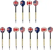 Soft Tip Darts Set for Beginners - with 50 Dart Tips 12 Flights Shafts Barrels - Easy to Replace Darts Plastic Tip - for Electronic Dart Board
