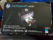 New HP Photosmart A636 Digital Photo Inkjet Printer 4.8 inch