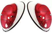 Tail Light Assemblies, Right & Left, Pair, VW Bug 1962-1967 - 111 945 096/095N