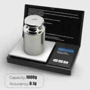 Digital Pocket Scale Jewelry Mini Scale 1000gx0.1g digital scale gram Herb Karat