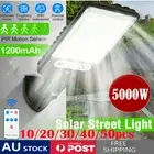 LED Solar Flood Light Motion Sensor Security Wall Yard Street Outdoor Lamp 2025