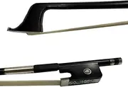 yinfeel black carbon fiber cello bow white horse hair 4/4 for adult full size