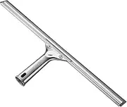 Unger Professional Stainless Steel Heavy-Duty Window and Glass Squeegee, 16"