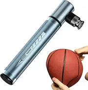 Cycling Pump - Air Ball Pump Tire Inflator,130PSI High Pressure Aluminum Alloy Inflator Tools, Small Easy Gadgets for Road Mountain Motorcycle Balls