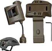 Arc Rail Light - tacticals Led Clip, Compact Helmet Lamp | Adjustable Rail Mounted Flashlight, militarys Arc Rail Illumination, Adjustable Helmet Flashlight, Handsfree Gear Light for Field Operations