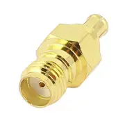 Gold Plated SMA Female to MCX Male Jack Coaxial RF Adapter Connector