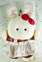 【震撼精品百貨】日本精品百貨~絨毛鎖圈-後背包-兔子造型-紅