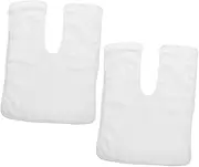 NULYLU 2Pcs Fleece Hair Dry Towels Super Absorbent Quick Drying Salon Towels No Shedding No Fading for Bath Facials and Makeup Application for Home Use
