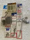 MIX LOT LARGE FISHING HOOKS BRONZE SNELLED STAINLESS NOS MUSTAD EAGLE CLAW BIG