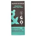 Rufus & Coco Elasticised Cat Litter Tray Liners - Large (8 pack)