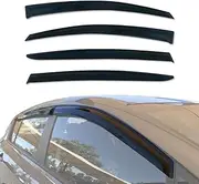 AUSGO Weathershields Compatible with KIA Cerato YD Series Hatch 2013-2018, Weather Shields Window Visors Wind Deflectors Sun Rain Guard 4PCS Set