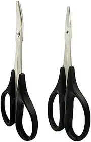 RC Body Scissors 1 Straight & 1 Curved Scissor for RC Vehicle Truck Buggy Lexan Plastic Bodyshell