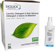 Excelsior Laundry Detergent with Stain Remover - Concentrated Liquid - Fresh