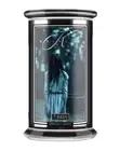 Kringle Candle Halloween 7 Days Large 2-Wick Black Jar White Wax