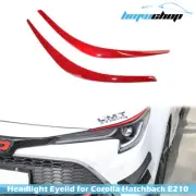 Fit For Corolla Hatchback E210 Auris MZEA12R Paint Red Eyelid Eyebrow 2019-2024 (for: Toyota)