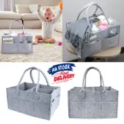 Baby Diaper Caddy Nappy Bin Infant Wipes Bag Nursery Organizer Storage Basket