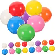 Totority 40 Pcs Ball Vending Machine Balls Eight Nee Party Favor Domes Replacement Balls Mini Hollow Tombola Party Favors Bingo Dispenser Carnival Color Plastic