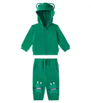 [Stella McCartney Kids] Stella McCartney Kids Baby printed hoodie and sweatpants set M 3 green