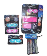 Flexyzz Swimming Goggles Dive Sticks 4 Sets Kids Goggles Swim Cap Pool Toys