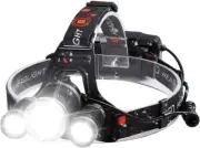 LED Headlamp Rechargeable Head Light Flashlight Torch Super Bright 800Lm 3 Lamps