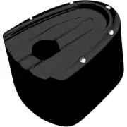 Covingtons Customs Dimpled Black Ignition Switch Knob Cover for Harley 14-17
