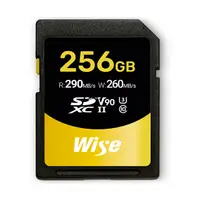 在飛比找PChome24h購物優惠-Wise 256GB SDXC UHS-II 記憶卡