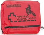 Leina 17008 Motorcycle First Aid Kit Type II Without Velcro, Red/Black