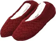 [Didiseaon] 1Pair Fuzzy Winter Slipper Socks for Adults Warm Non Slip House Socks with Thick Sole Cozy Grippers for Indoor Use for Cold Floors