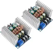 QCCAN 2PCS 20A 300W DC-DC Buck Converter Step Down Module Adjustable DC 6-40V to 1.2-36V Voltage Regulator Buck Converter Constant Current Power Supply Module