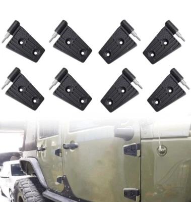 Sukemichi Door Hinges kit for Jeep, Change Original Factory Hinges Sleeve