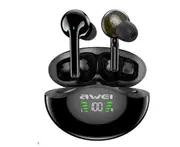Dual Speaker Digital Display Bluetooth Headset IXP6 Waterproof Wireless Earbuds