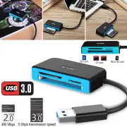 USB 3.0 2.0 New All In One CF Micro SD HC SDXC TFLASH Multi Memory Card Reader