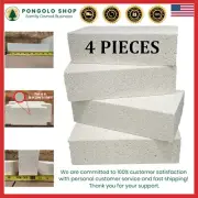 Alumina & Silica Insulating Fire Brick Set - 2300°F, Perfect for Ovens & Forges