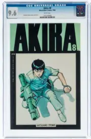 AKIRA #8 1989 CGC 9.6 White Pgs Katsuhiro Otomo Kaneda Tetsuo~Epic Comics Marvel
