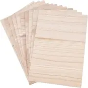 Colaxi 10Pcs Wood Breaking Board Karate Breaking Board Wood Easy to Break Accessories Kick Board Training Supply Taekwondo Board