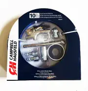 Campbell Hausfeld 10 Piece Quick Start Air Hose Kit w/ 25' Hose & Accessories