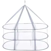 Windproof Drying Rack Collapsible Dryer Clothes Racks Sweater Mesh