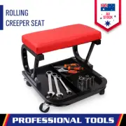 Rolling Creeper Seat Mechanic Stool Chair Repair Tools Tray Shop Auto Car Garage