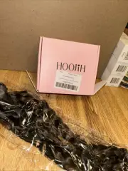 HOOJIH Hair Extension Braided Ponytail Chocolate Brown