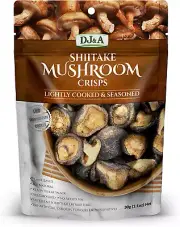 DJ&A Shiitake Mushroom Crisps, 1 Count, Mushroom