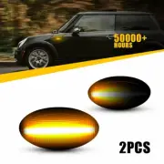 2x For MINI R53 Hatchback Coopers 2002-2006 LED Marker Side Lights Dynamic Smoke (for: Mini)