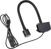 LED Clip On Aquarium Light Small High Brightness Promotes Plant Growth Fish Tank 3-6 Gallons Freshwater Saltwater (Warm Light)