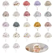 Sun Protection Hat Bowknot Basin Hat Breathable Caps for Toddler 3-12 Months