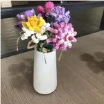鮮花積木立體積木花束DIY創意玫瑰花網紅永生花