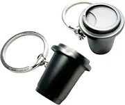 [JOYMENTHERE] Coffee Cup Keychain Coffee Glasses Coffee Series Pendant Charms Cup Charm Key Chain Coffee Accessories Coffee Cup Key Ring Key Wallet Hanging Car Key Decor Pendant Accessories