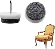 Nail on Felt Pads for Chair Legs - Felt Pads for Chairs - Furniture Pads, Chair Leg Pads for Wooden Tables, Curio Cabinets, Chairs, Cedar Chests and Wooden Furniture