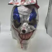 SCARY adult CLOWN Mime Mask NEW
