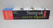 Sunpak 2001UT Tripod, all instructions and packaging, open box