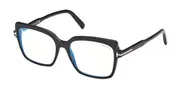 Tom Ford FT5947-B Blue-Light Block 001 Men's Glasses Black Size 54 - Private Health Rebate - Blue Light Block Available