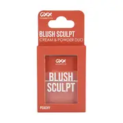 OXX Cosmetics Cream and Powder Duo Blush Sculpt - Peachy